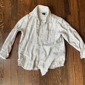 Gap kids boys striped button down shirt